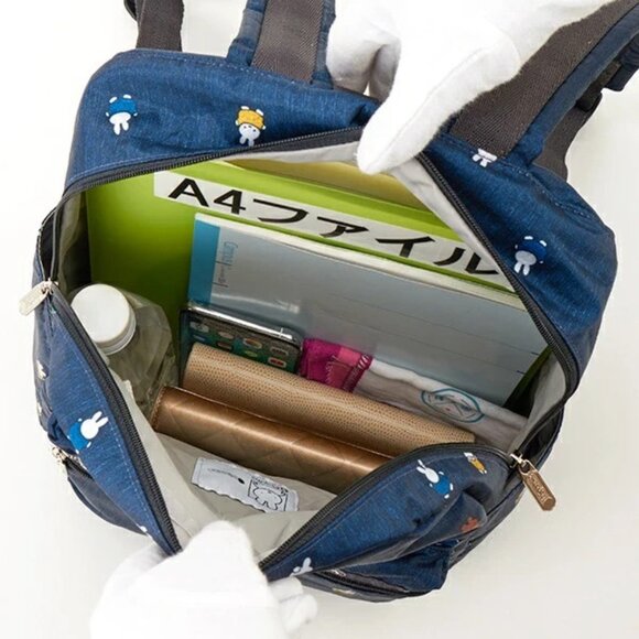 Lesportsac x Miffy Carson Backpack Medium Navy - Picture 7 of 9